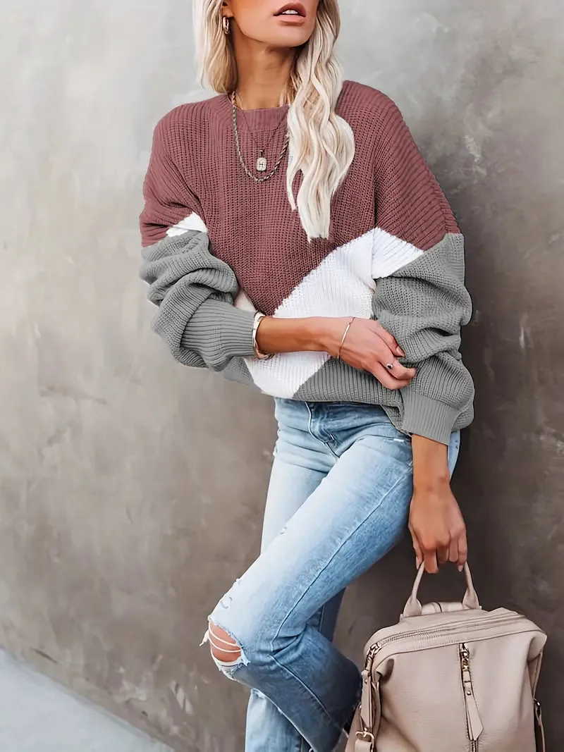 Geena - Stijlvolle langrmlige pullover voor dames