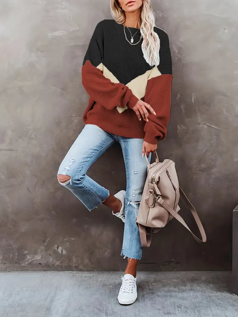 Geena - Stijlvolle langrmlige pullover voor dames
