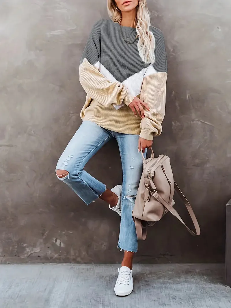 Geena - Stijlvolle langrmlige pullover voor dames