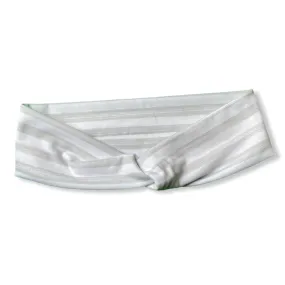 Gray Stripe Knotties Headband