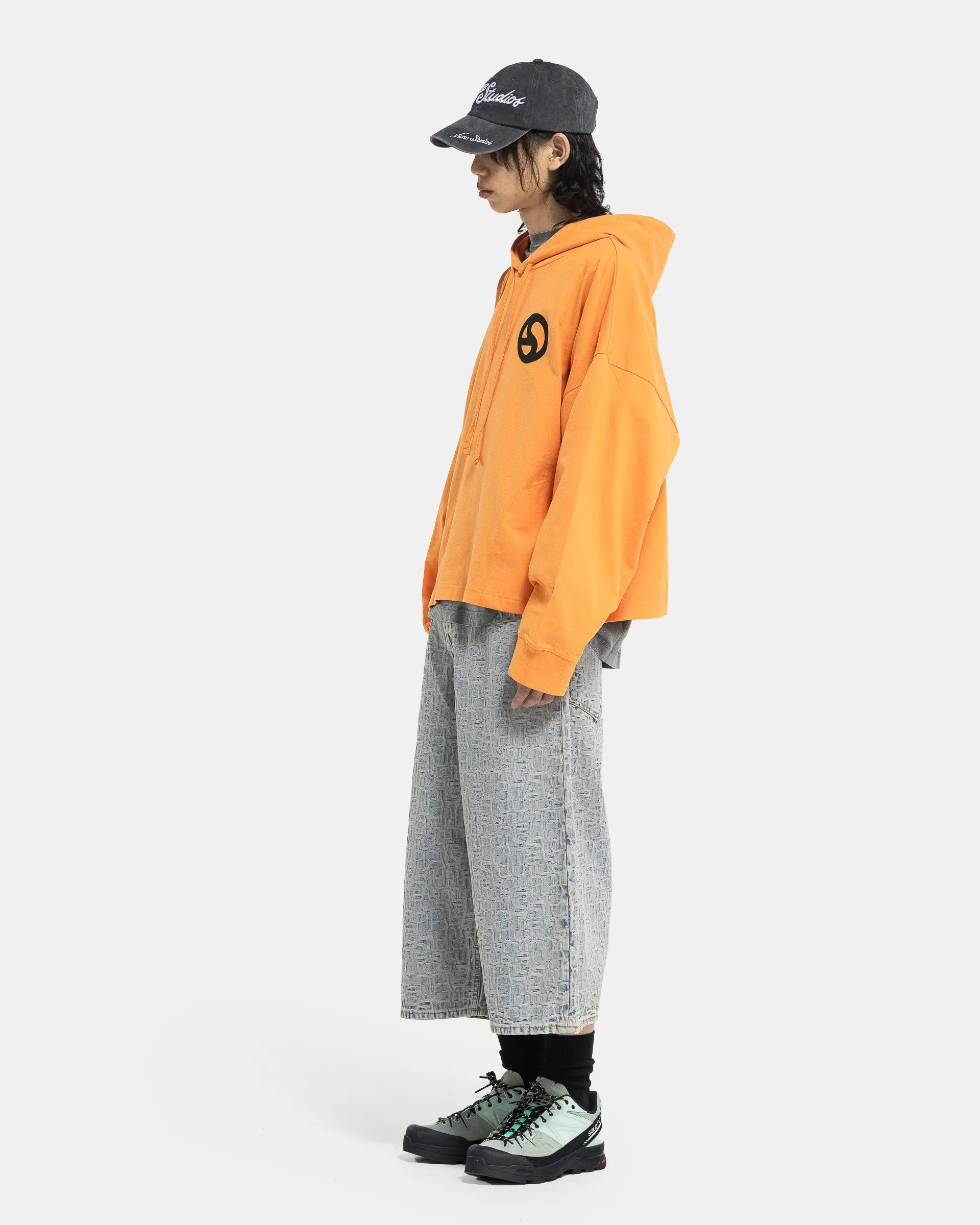 Hooded Sweater in Sharp Orange