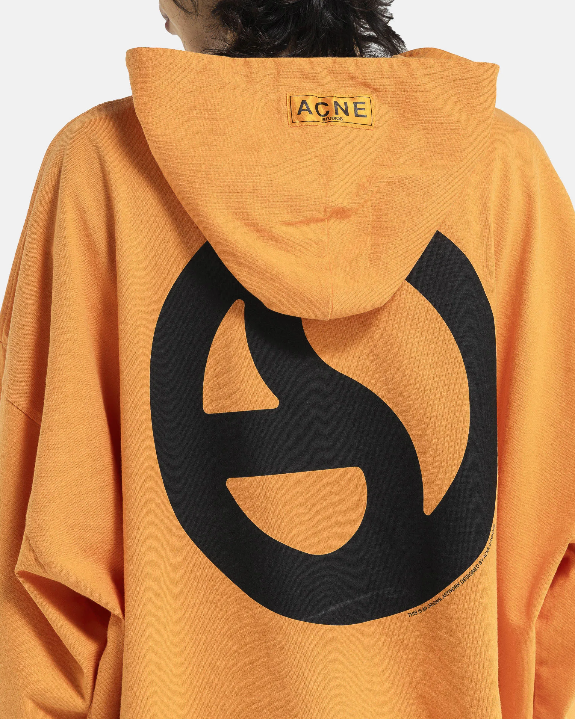 Hooded Sweater in Sharp Orange