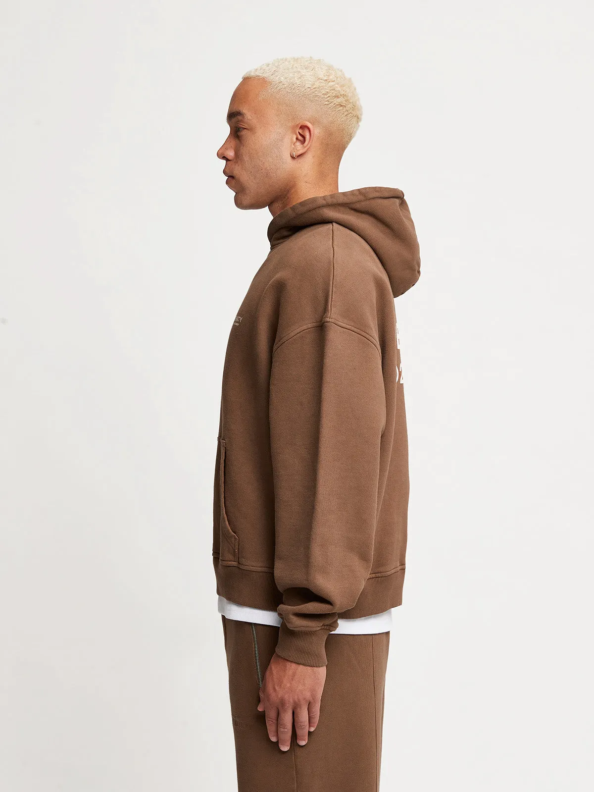 HOODIE CREATIVE DEPT - BROWN