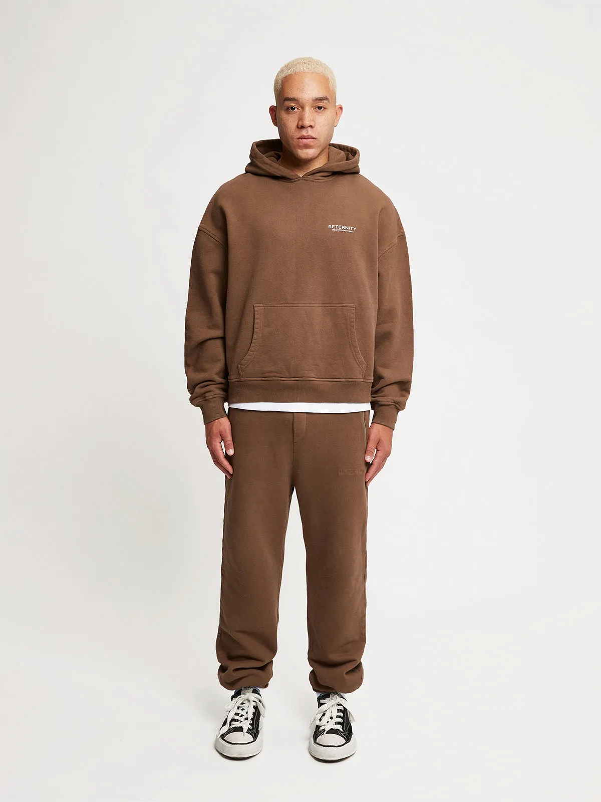 HOODIE CREATIVE DEPT - BROWN
