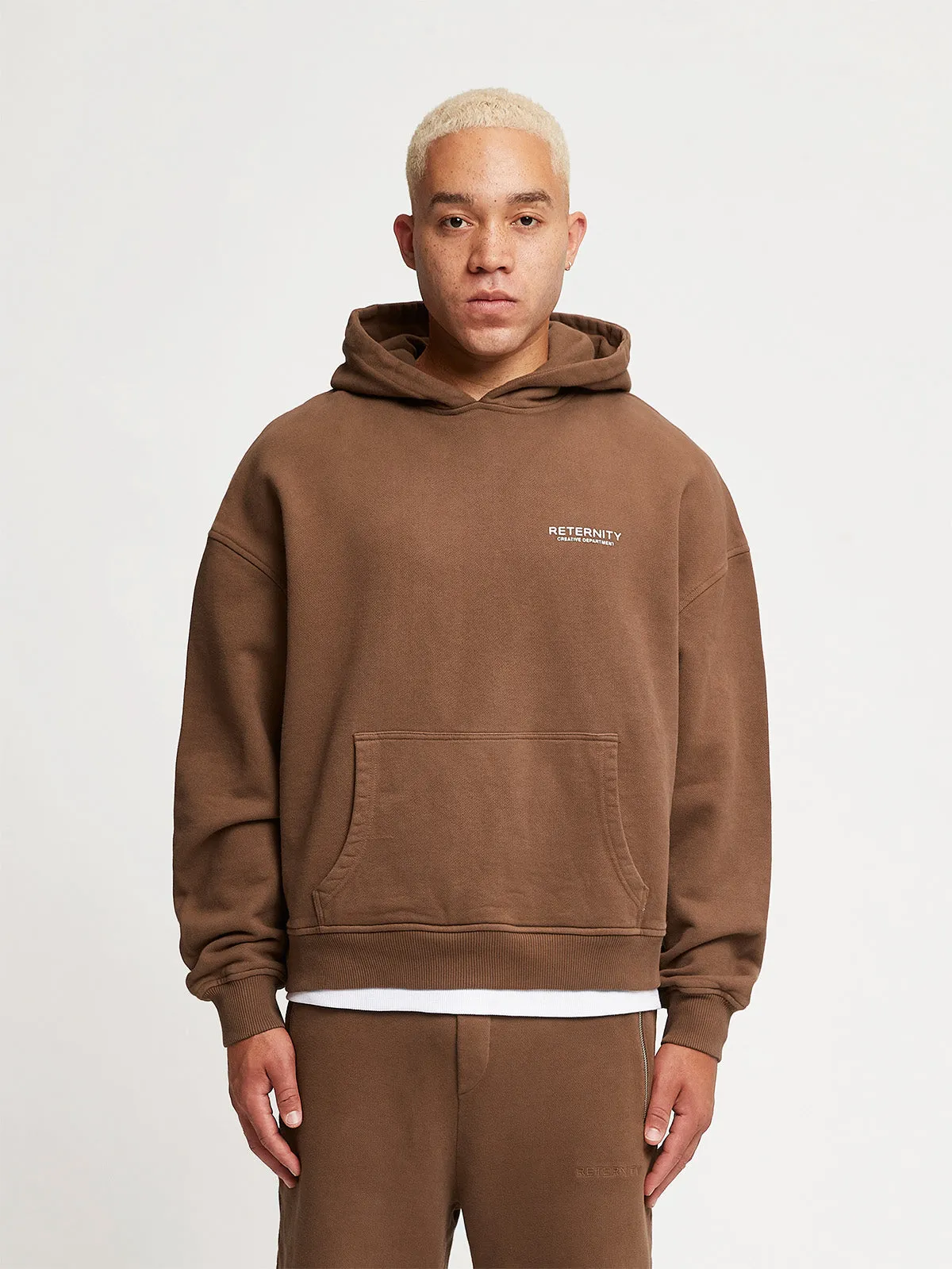 HOODIE CREATIVE DEPT - BROWN