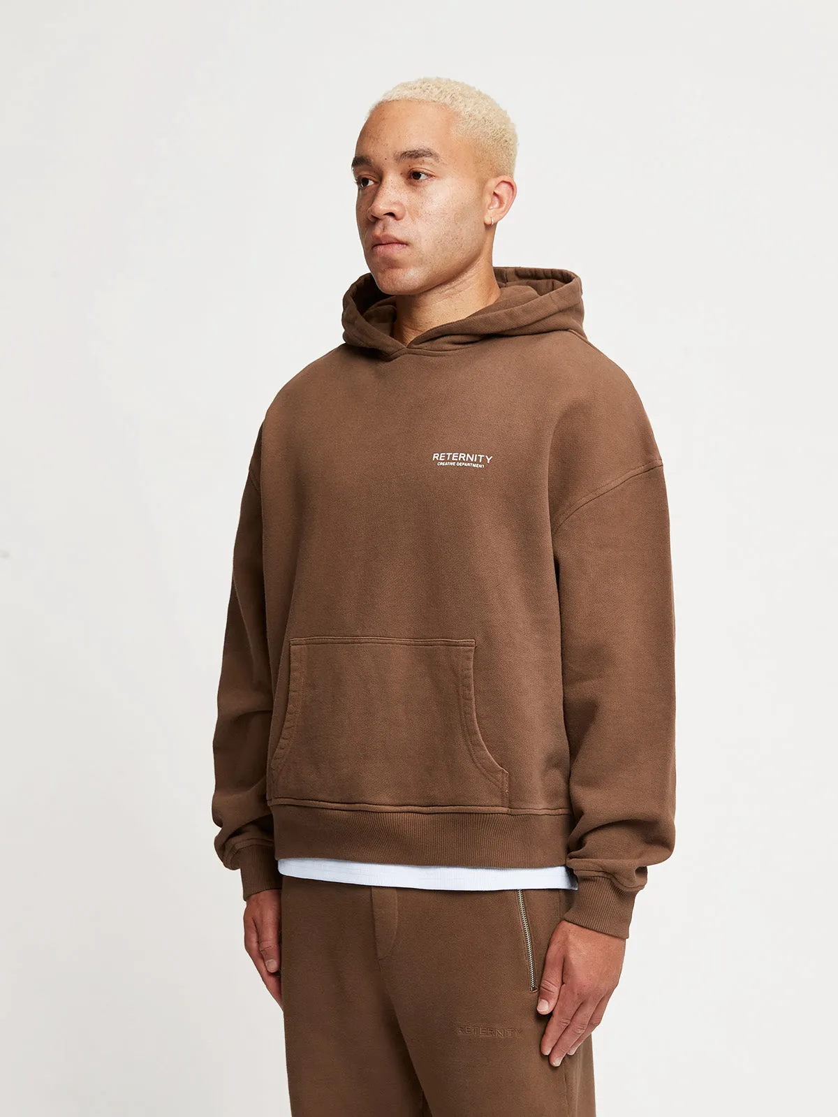 HOODIE CREATIVE DEPT - BROWN
