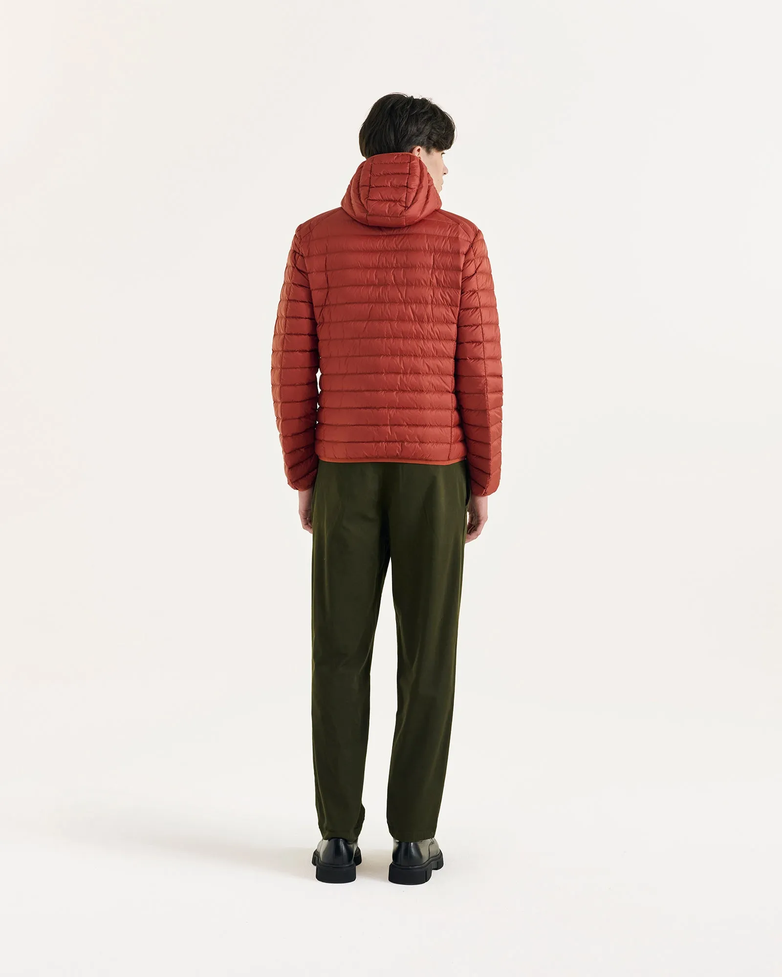 Intense rust Lightweight down jacket Nico