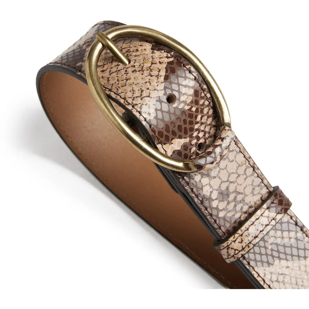 Jeans Belt / 16486 - snake sand