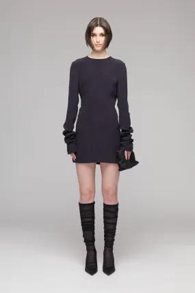 'KICKED BACK' STRUCTURED SHORT DRESS