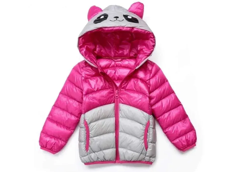 Kids Lightweight Short Down Jacket for Ages 2-6