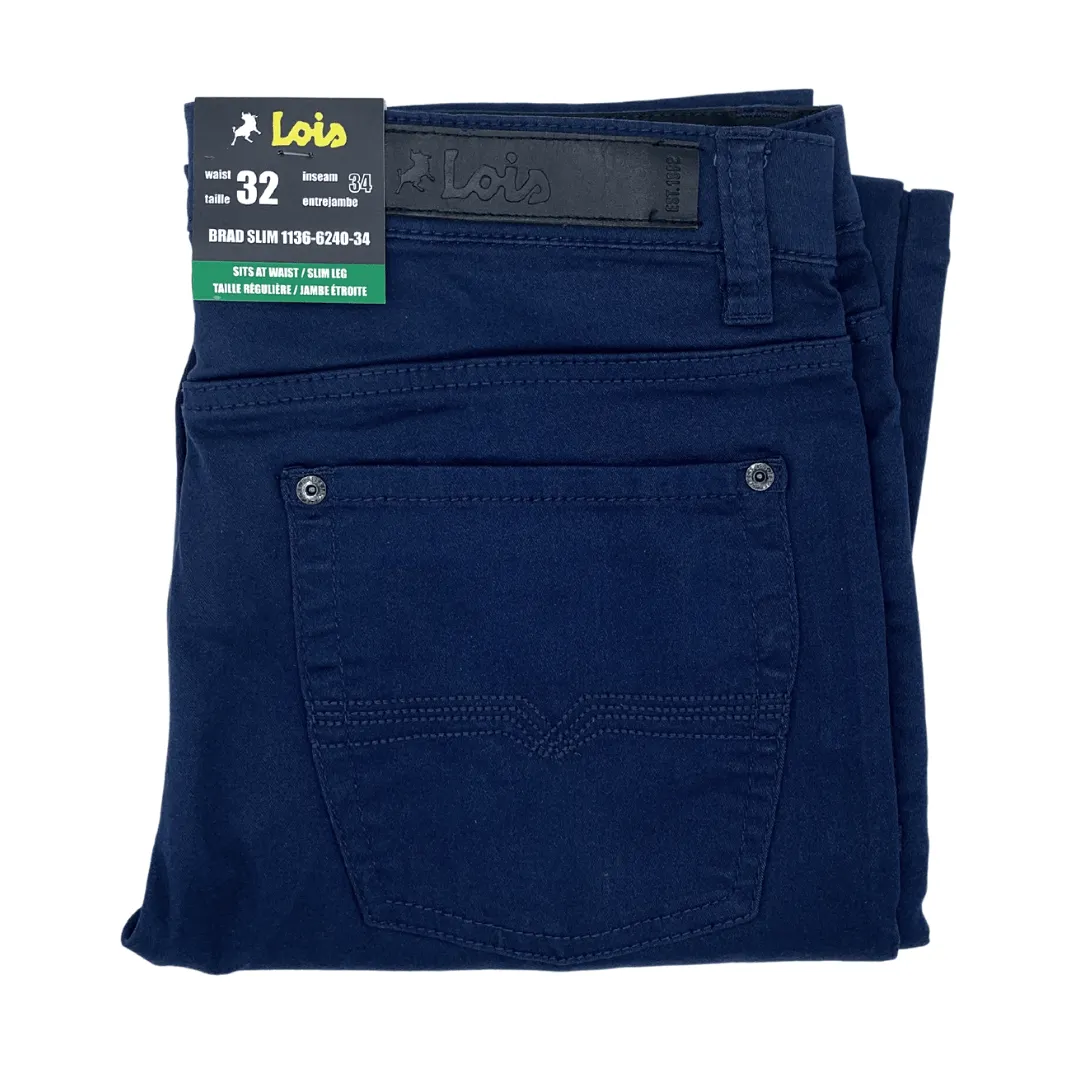 Lois Brad Slim Pant Dark Denim- 1136-6240-34