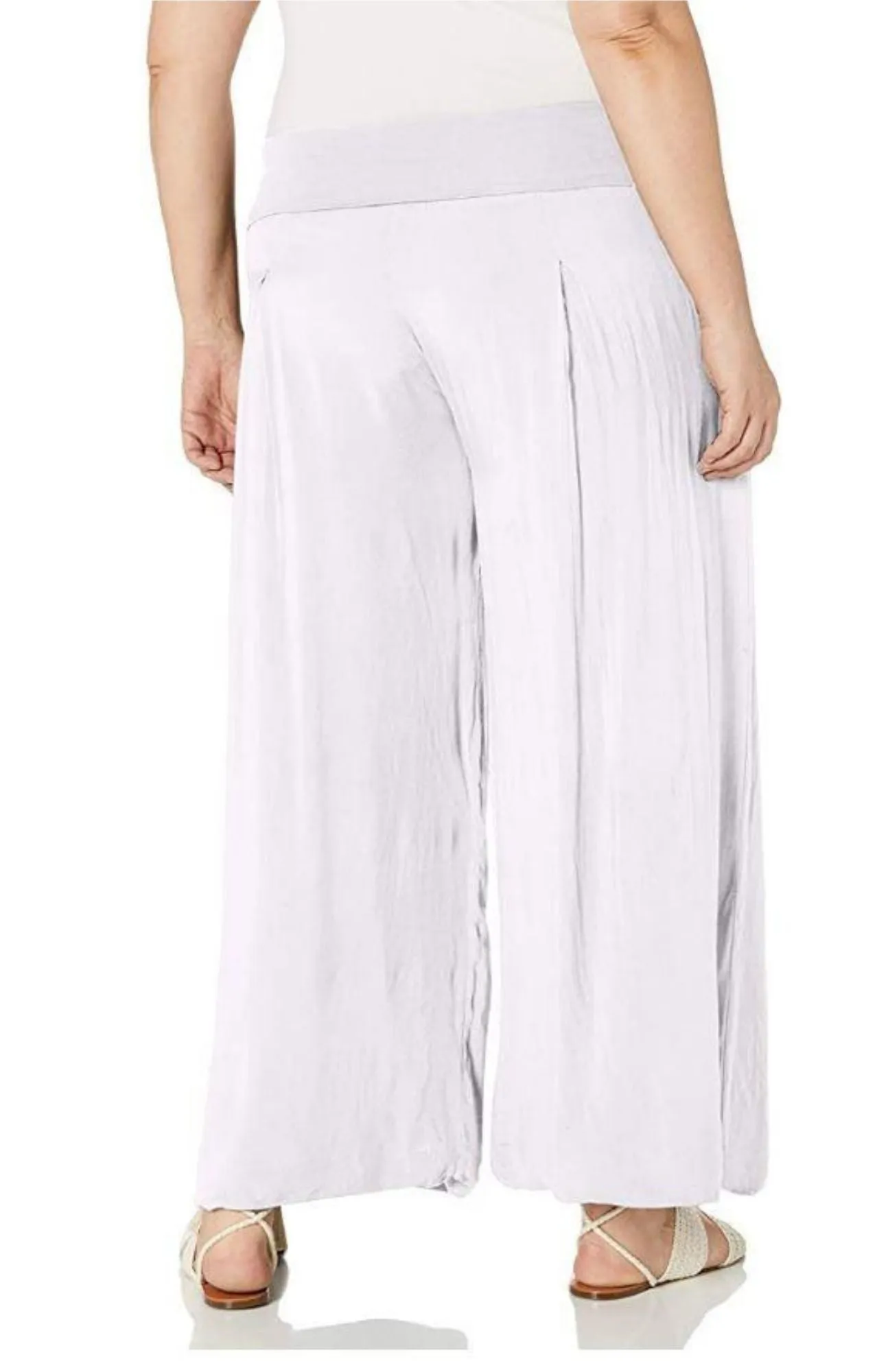 M Made in Italy - Plus Size Maxi Wide Leg Pant
