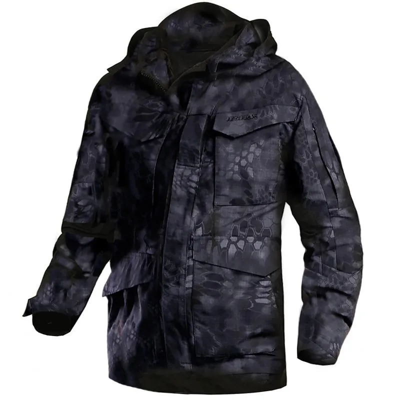Men's Hooded Tactical Windbreaker