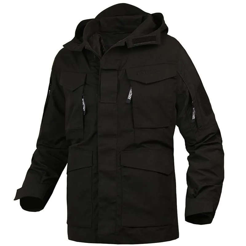 Men's Hooded Tactical Windbreaker