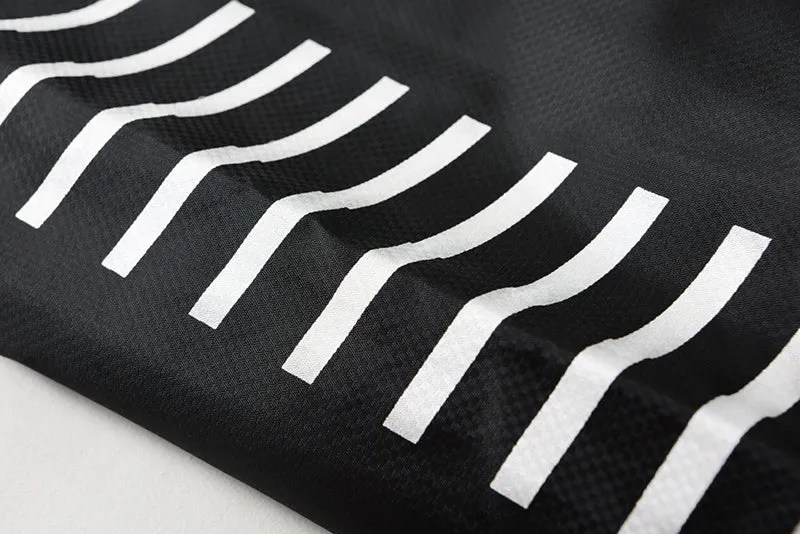 Men's Printed Windbreaker With Zipper