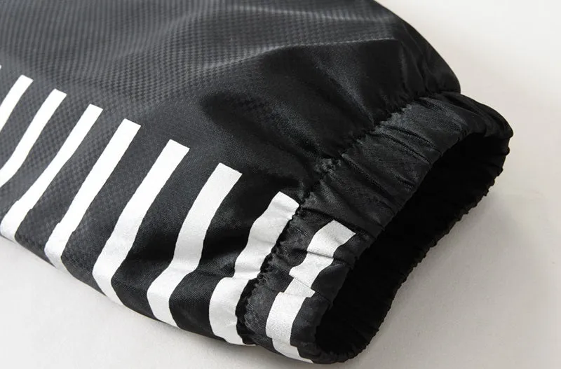 Men's Printed Windbreaker With Zipper