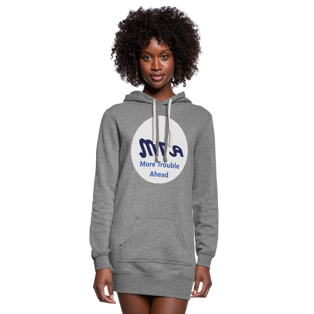 New York City Subway train funny Logo parody Women's Hoodie Dress