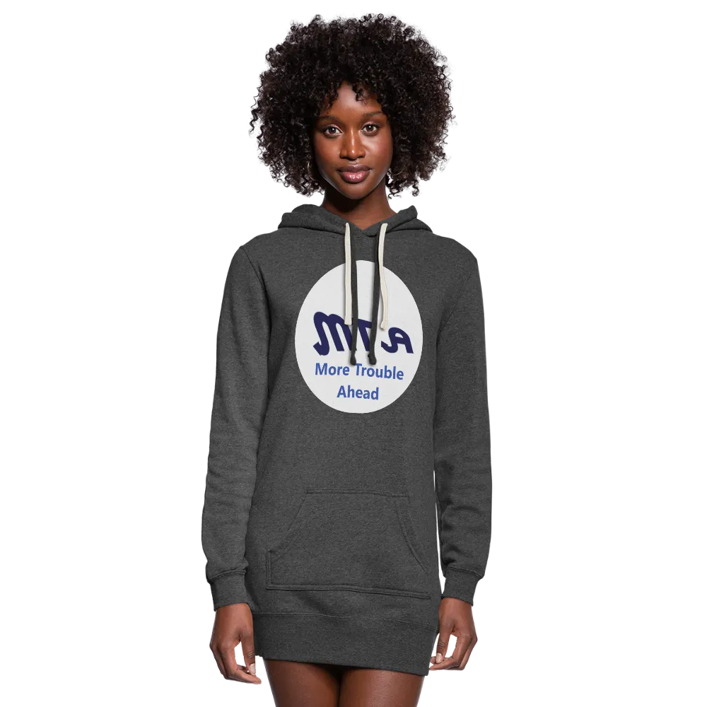 New York City Subway train funny Logo parody Women's Hoodie Dress