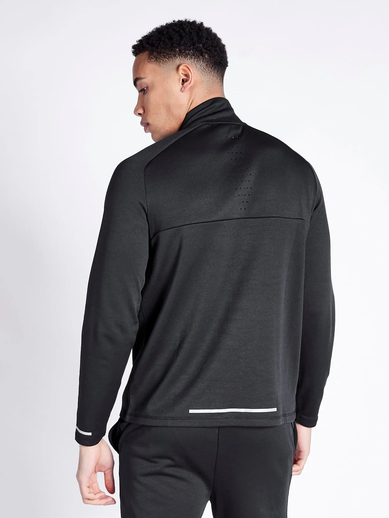 Oxygen Quarter Zip Top - Black