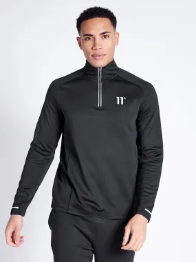 Oxygen Quarter Zip Top - Black