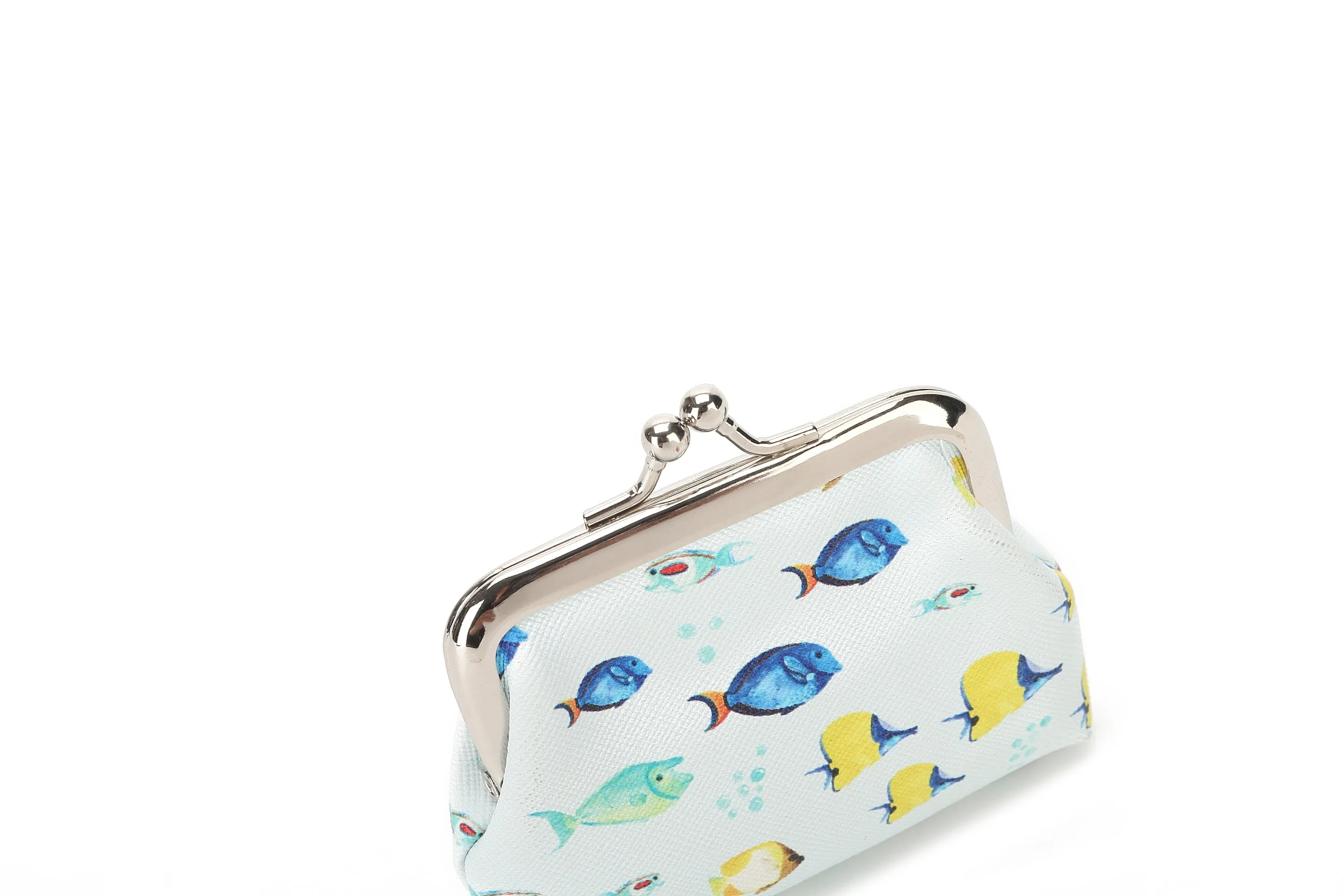Pouch Coin Large Fish Ohana Blue