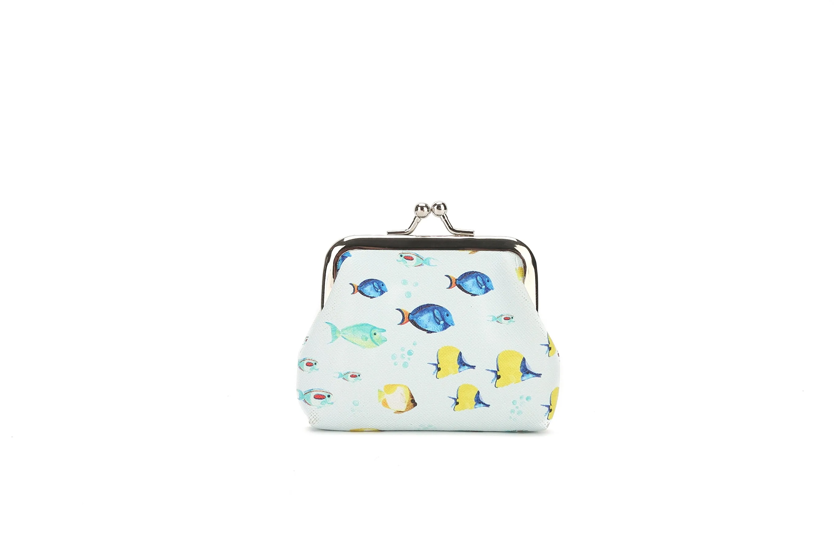 Pouch Coin Large Fish Ohana Blue