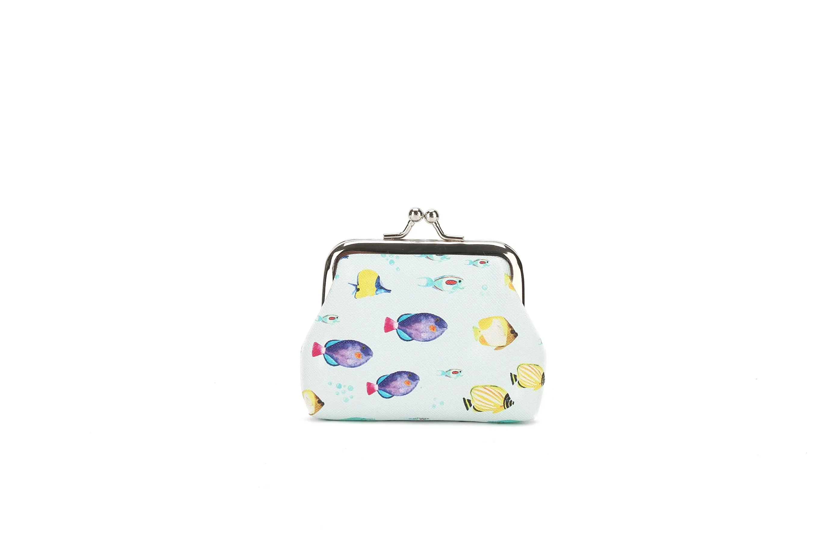 Pouch Coin Large Fish Ohana Blue