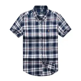 PRL Logo Embroidered Multi-Coloured Designed Short Sleeve Shirt
