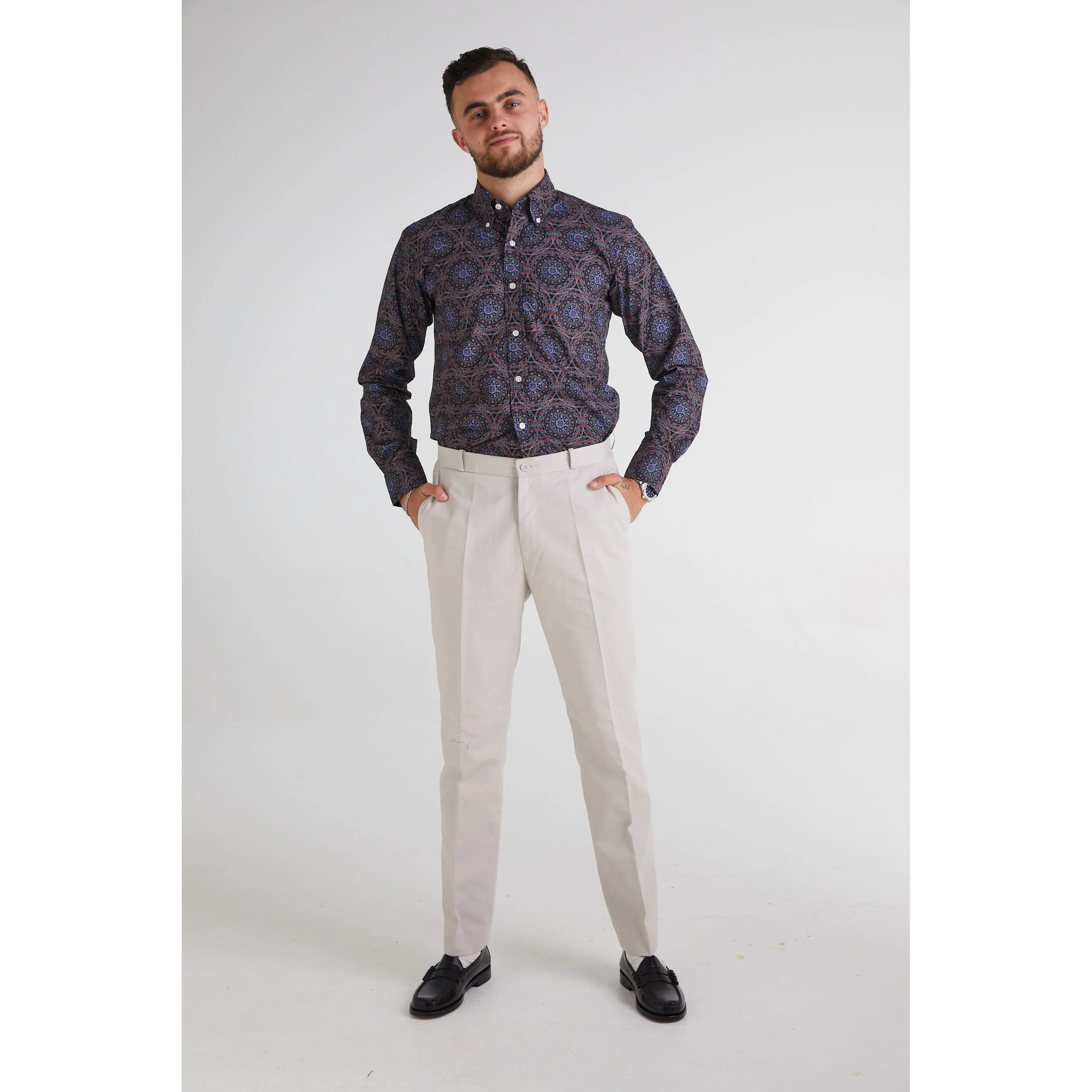 Relco - RSL-16 Black Circular Psychedelics  - Shirt
