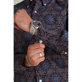 Relco - RSL-16 Black Circular Psychedelics  - Shirt