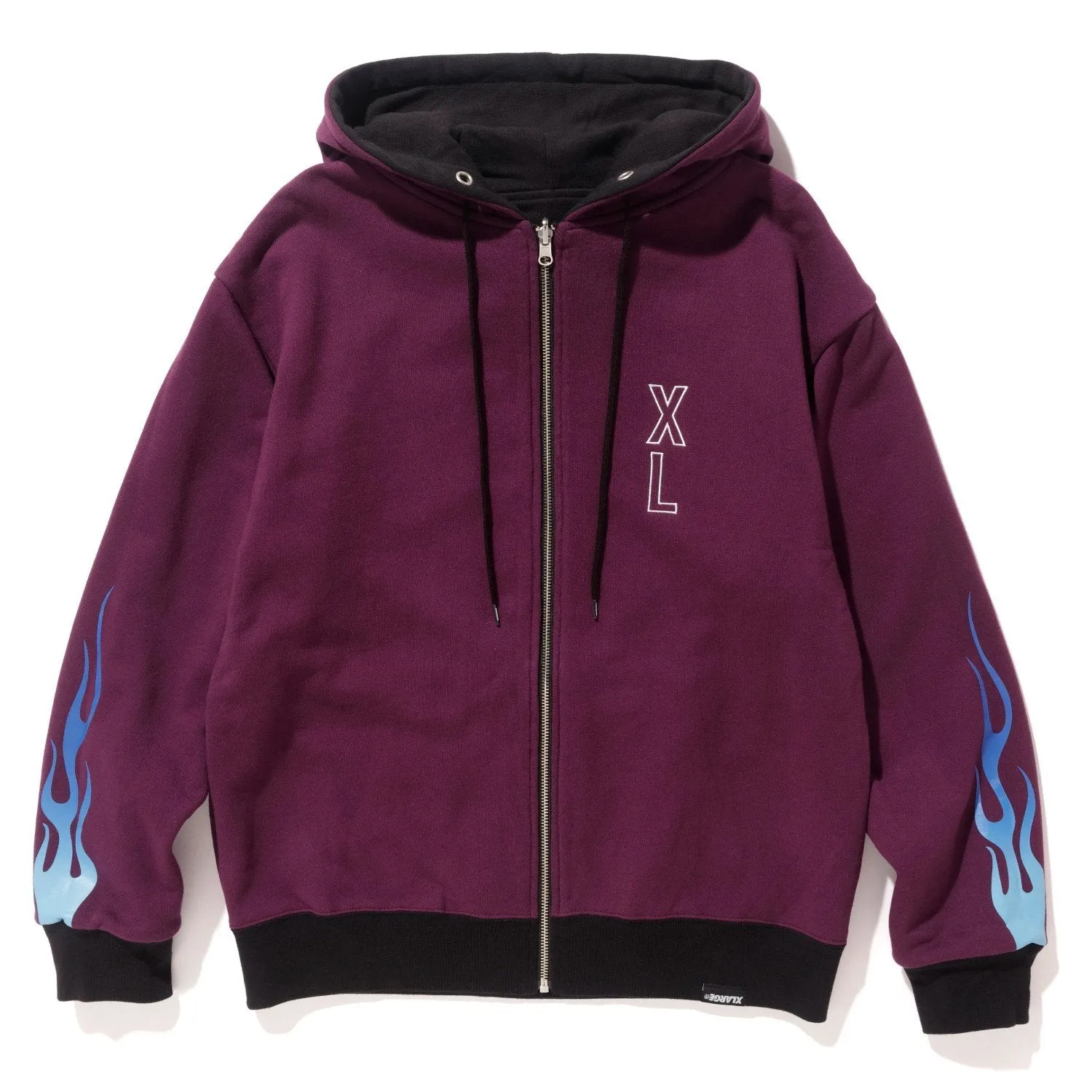 REVERSIBLE ZIP HOODED SWEAT