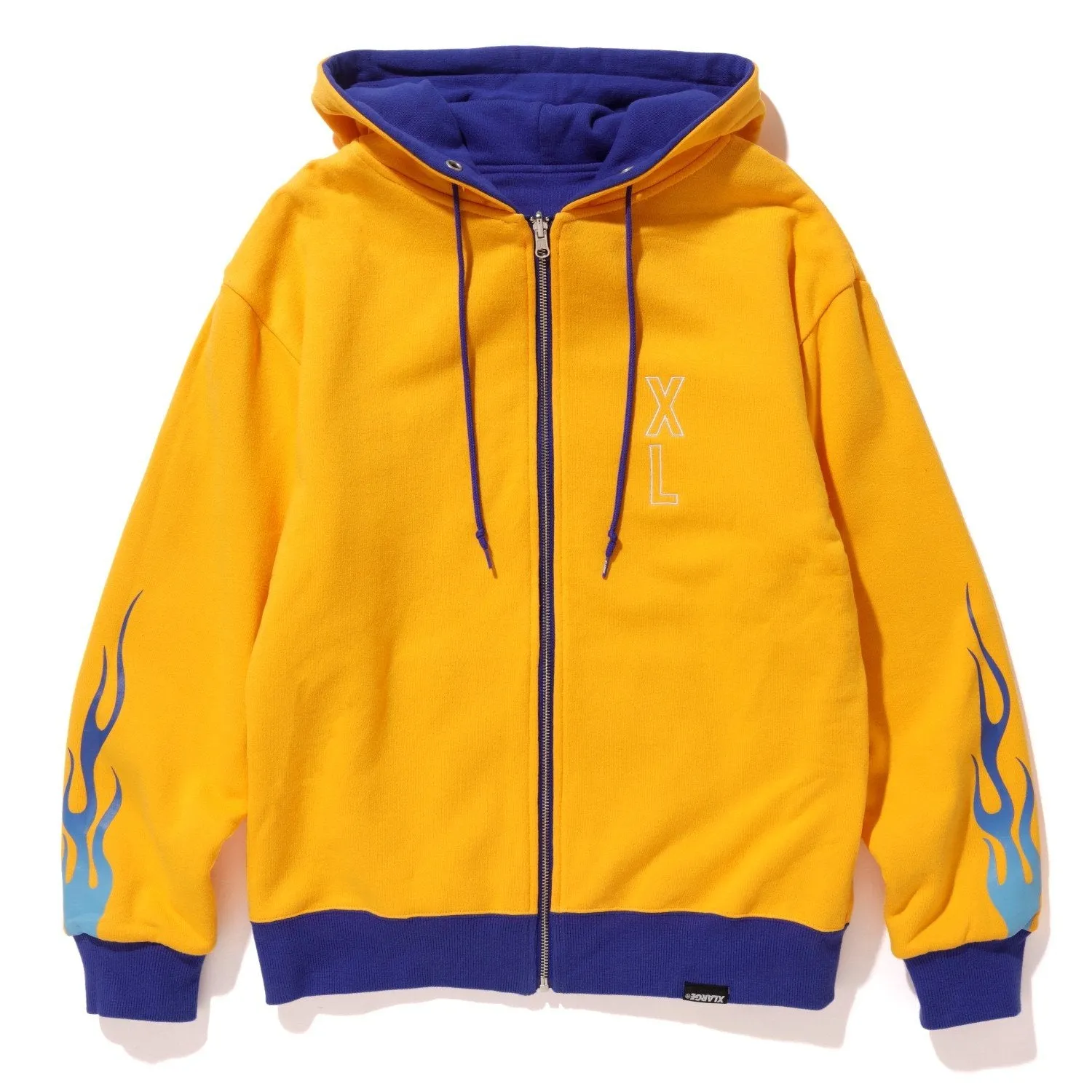 REVERSIBLE ZIP HOODED SWEAT