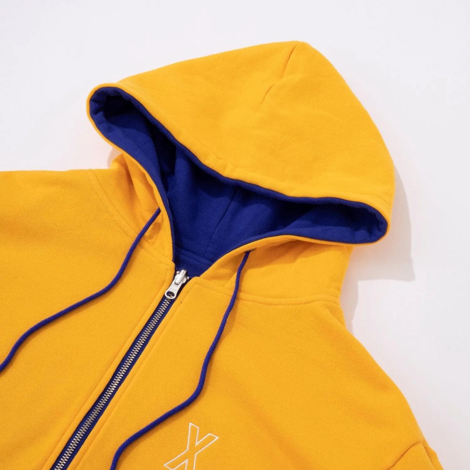 REVERSIBLE ZIP HOODED SWEAT