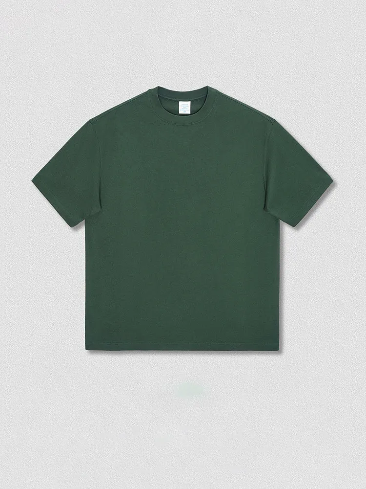 Solid Color Loose Trendy Cotton Plain T-Shirts
