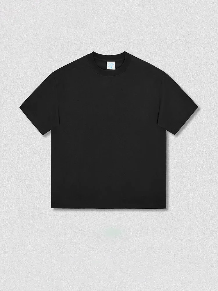 Solid Color Loose Trendy Cotton Plain T-Shirts