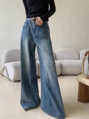 Straight Loose Wide-leg Jeans for Women