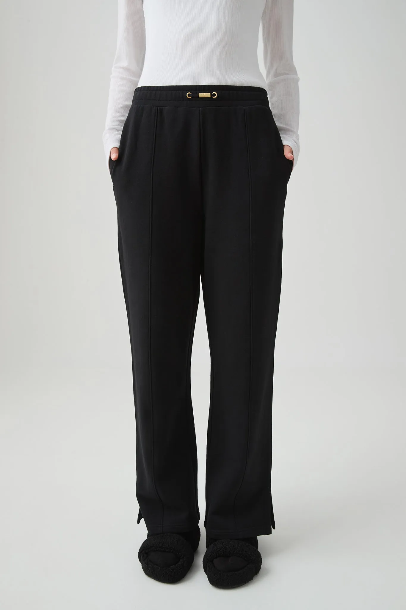 Terry Wide Leg Trackpant 506
