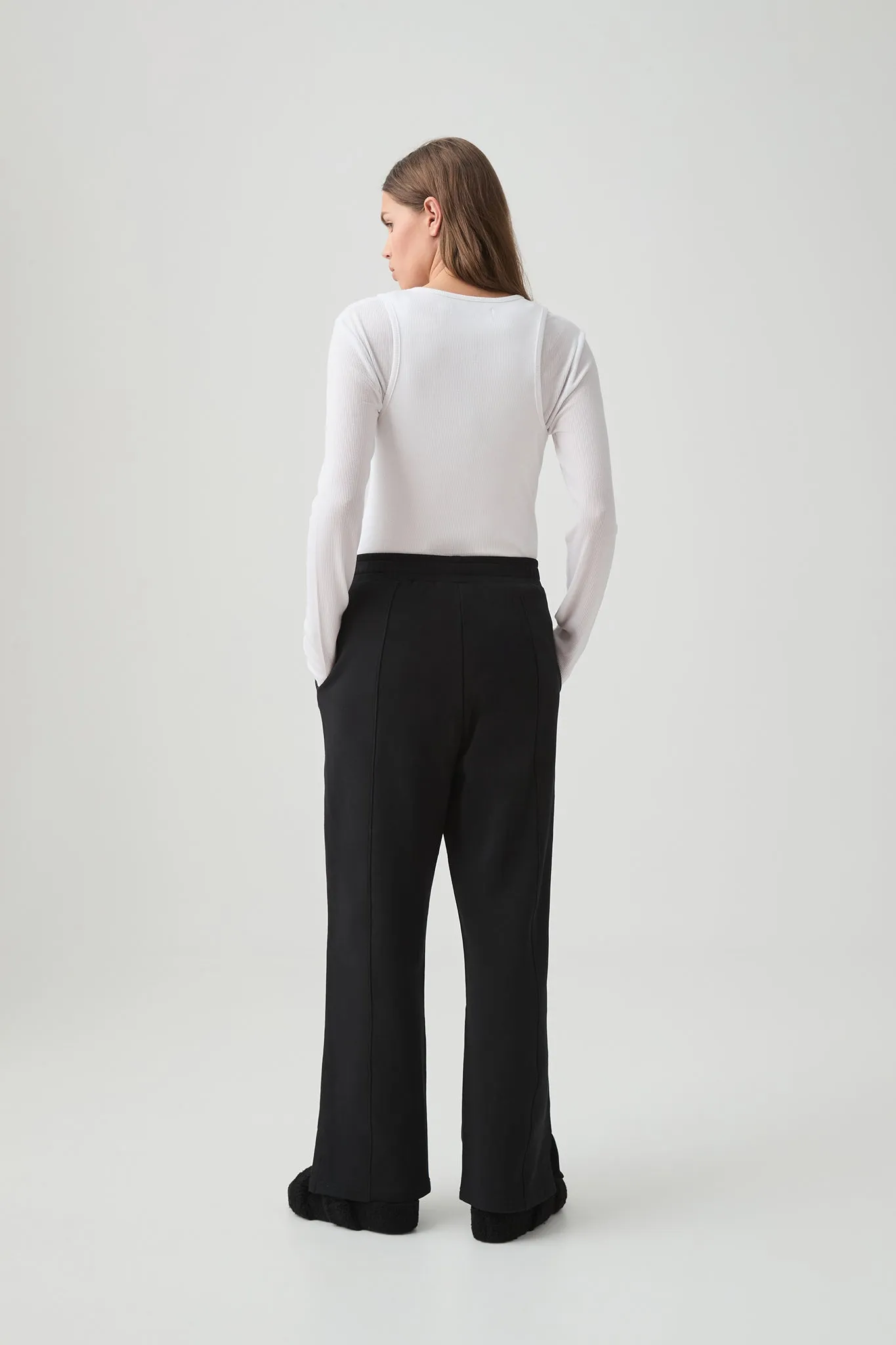 Terry Wide Leg Trackpant 506