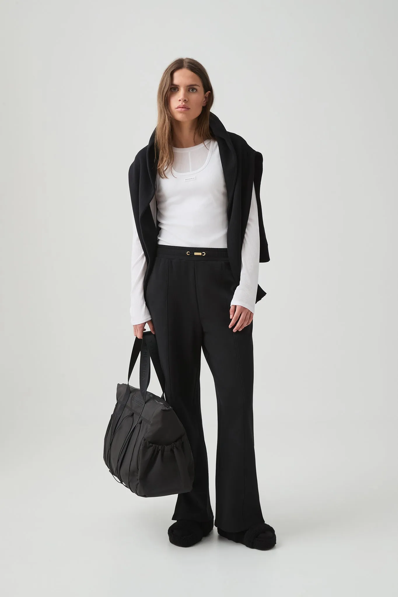 Terry Wide Leg Trackpant 506