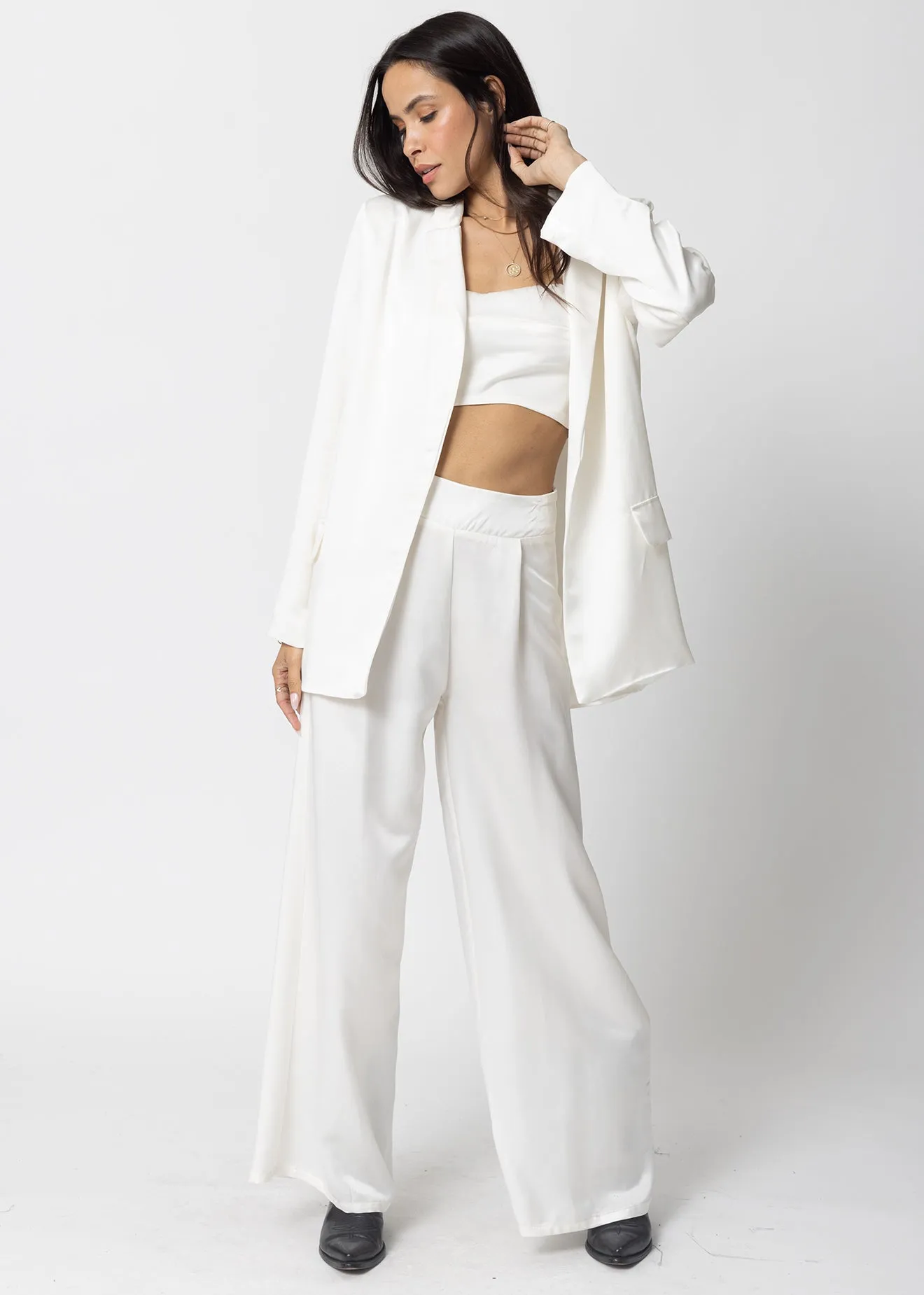 THE CUPRO SILKY BLAZER
