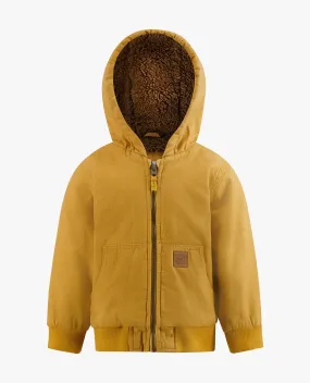 TODDLER BOYS ZIP-FRONT HOODED BOMBER