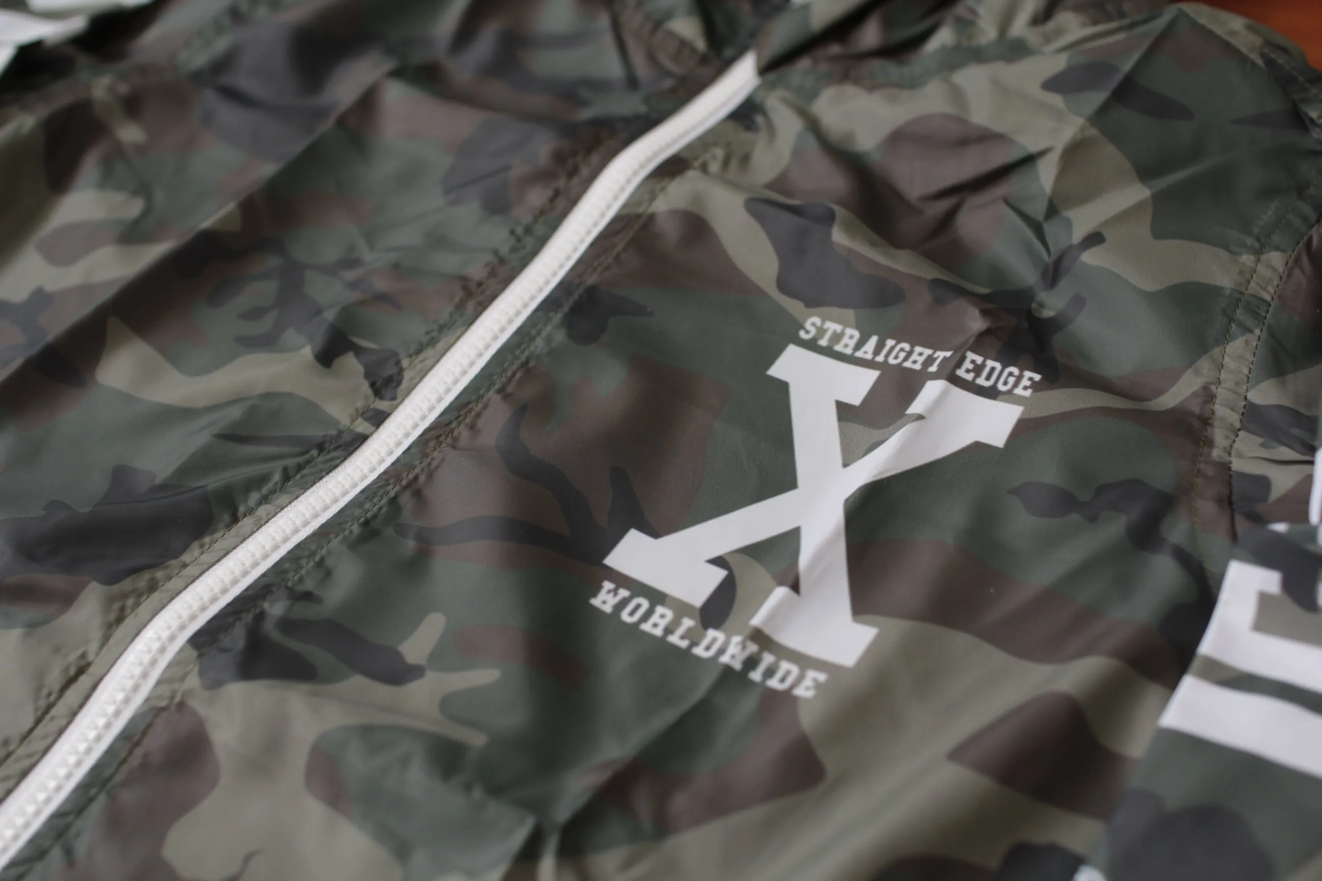 Woodland Camo Windbreaker