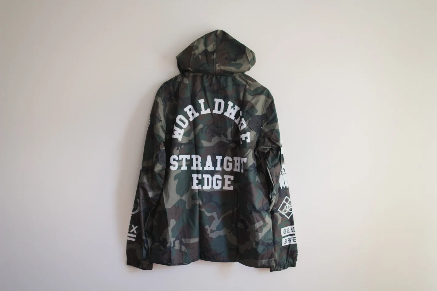 Woodland Camo Windbreaker