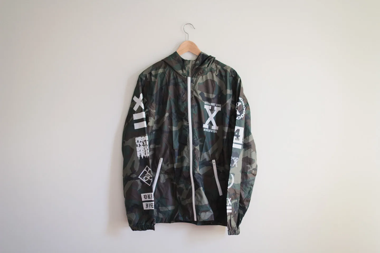 Woodland Camo Windbreaker