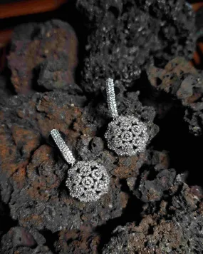 Zevarly Shaira Bali Pattern CZ Earrings